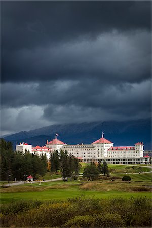 Mount Washington Hotel, Carroll, Coos County, New Hampshire, USA Photographie de stock - Rights-Managed, Code: 700-06465692