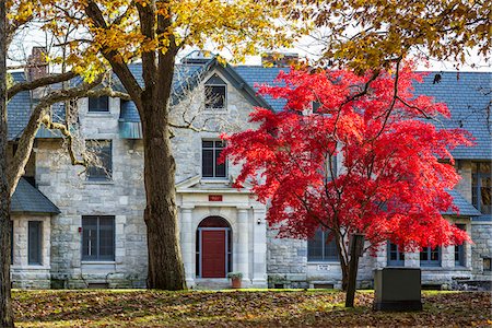 Groton Place in Autumn, Boston University Tanglewood Institute, Lenox, Berkshire County, Massachusetts, USA Photographie de stock - Rights-Managed, Code: 700-06465824