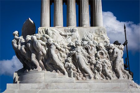 Close-Up Detail of Base of Statue of General Maximo Gomez, Havana, Cuba Photographie de stock - Rights-Managed, Code: 700-06465858