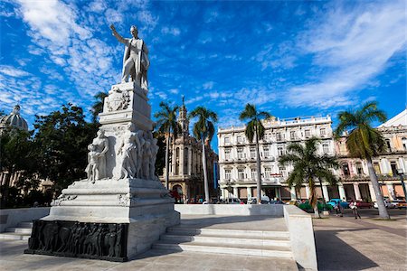 Statue of Jose Marti in Parque Central, La Havana Vieja, Havana, Cuba Foto de stock - Con derechos protegidos, Código: 700-06465859