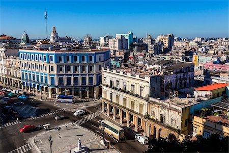 Overview of City, Havana, Cuba Foto de stock - Con derechos protegidos, Código: 700-06465868