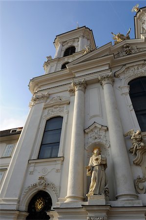 Low Angle View of Church of Mariahilf (Mariahilferkirche), Graz, Styria, Austria Stock Photo - Rights-Managed, Code: 700-06543476