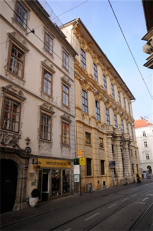steiermark - View of Shops Along Sackstrasse, Graz, Styria, Austria Photographie de stock - Rights-Managed, Code: 700-06553520
