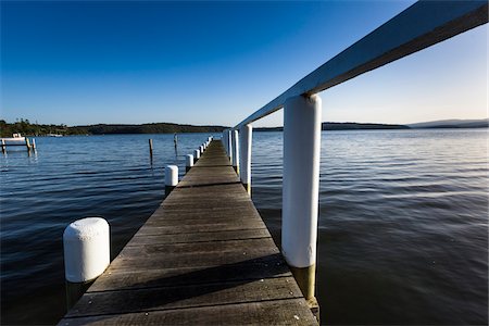 dock lake perspective - Dock on Lake, Mallacoota, Victoria, Australia Stock Photo - Rights-Managed, Code: 700-06675133