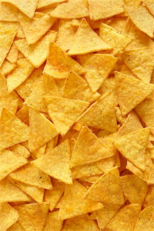 Close-Up of Tortilla Chips (full frame) Foto de stock - Con derechos protegidos, Código: 700-06714132