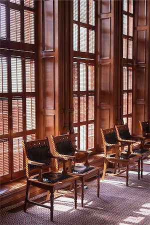 Chairs inside the house of representatives of the Texas state capitol building, Austin, Texas, USA Stock Photo - Rights-Managed, Code: 700-06773309