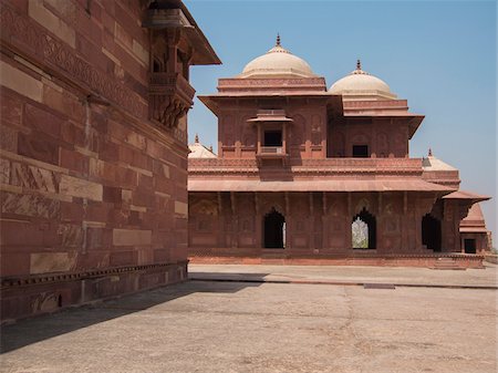 roof tops - Fort of Fatehpur Sikri, Agra District, Uttar Pradesh, India Stock Photo - Rights-Managed, Code: 700-06782136