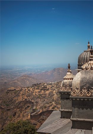 simsearch:700-06786714,k - View from Kumbhalgarh Fort towers, Rajsmand District, Rajasthan, India Stockbilder - Lizenzpflichtiges, Bildnummer: 700-06782179