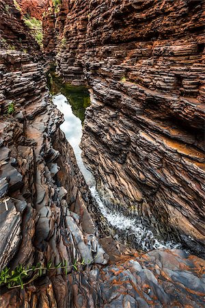 schlucht - Joffre Gorge, Karijini National Park, The Pilbara, Western Australia, Australia Stockbilder - Lizenzpflichtiges, Bildnummer: 700-06809029