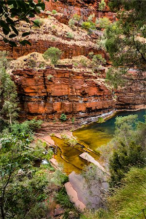 pilbara - Dales Gorge, Karijini National Park, The Pilbara, Western Australia, Australia Stock Photo - Rights-Managed, Code: 700-06809052