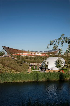 estadio deportivo - London 2012 Olympic velodrome, stratford, East London, UK Foto de stock - Con derechos protegidos, Código: 700-06892617