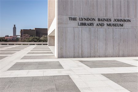 public - Lyndon Baines Johnson Library and Museum, Austin, Texas, USA Stock Photo - Rights-Managed, Code: 700-06892637