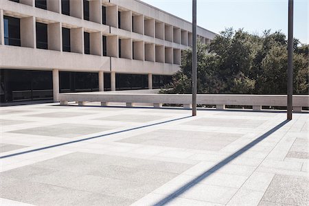 fahnenmast - Lyndon Baines Johnson Library and Museum, Austin, Texas, USA Photographie de stock - Rights-Managed, Code: 700-06892638