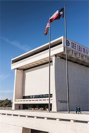 state flag - Lyndon Baines Johnson Library and Museum, Austin, Texas, USA Stock Photo - Rights-Managed, Code: 700-06892640