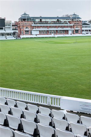 estadio deportivo - Empty Stadium, Lord's Cricket Ground, St John's Wood, London, England, UK Photographie de stock - Rights-Managed, Code: 700-06892642