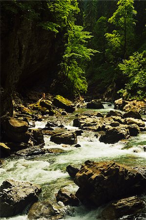 Breitachklamm gorge, Allgaeu, Bavaria, Germany Photographie de stock - Rights-Managed, Code: 700-06892808