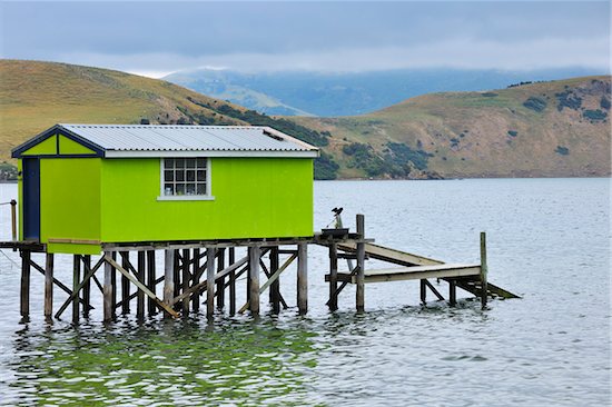 Fishing Hut, Portobello, Otago Region, South Island, New Zealand Foto de stock - Derechos protegidos Premium, Artista: Raimund Linke, Código de la imagen: 700-06964238