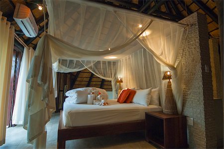 etosha national park - Bedroom, Okaukuejo Camp, Etosha National Park, Namibia, Africa Photographie de stock - Rights-Managed, Code: 700-07067075