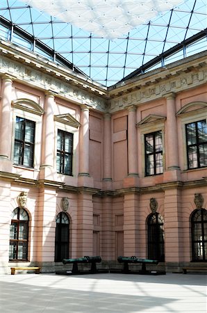 Interior courtyard, Deutsches Historisches Museum, Berlin, Germany Stock Photo - Rights-Managed, Code: 700-07067154