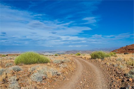 field sky landscape - Huab River Valley area, Damaraland, Kunene Region, Namibia, Africa Stock Photo - Rights-Managed, Code: 700-07067184