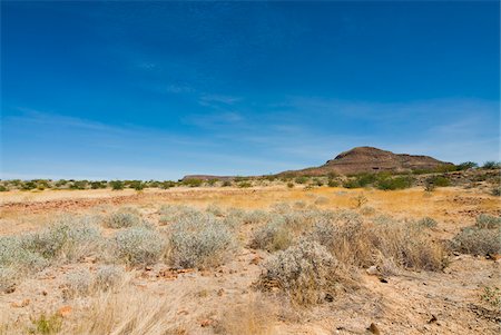 simsearch:700-07067199,k - Scenic view of desert landscape, Damaraland, Kunene Region, Namibia, Africa Foto de stock - Con derechos protegidos, Código: 700-07067260