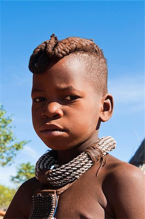 Portrait of Himba boy, Kaokoveld, Namibia, Africa Stock Photo - Rights-Managed, Code: 700-07067370