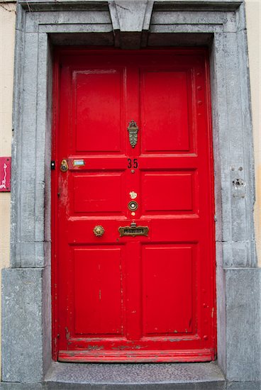 Door in High Street, Kilkenny, County Kilkenny, Leinster, Republic of Ireland Stock Photo - Premium Rights-Managed, Artist: Nico Tondini, Image code: 700-07080490