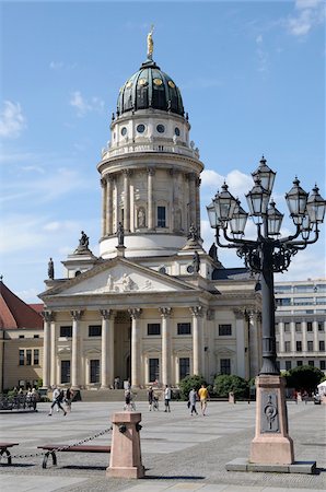 French Cathedral, Gendarmenmarkt, Berlin, Germany Fotografie stock - Rights-Managed, Codice: 700-07148126