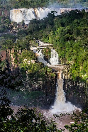 Scenic view of Iguacu Falls, Iguacu National Park, Parana, Brazil Stock Photo - Rights-Managed, Code: 700-07204192