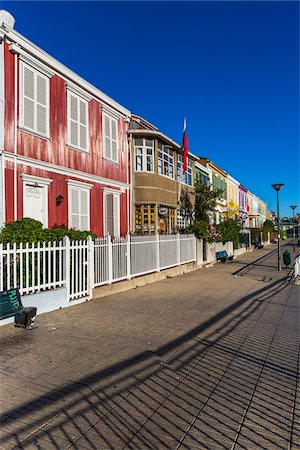 Row of Houses, Valparaiso, Chile Stock Photo - Rights-Managed, Code: 700-07206693