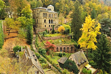 Old Houses near Heidelberg Castle, Heidelberg, Baden-Wurttemberg, Germany Stock Photo - Rights-Managed, Code: 700-07202705