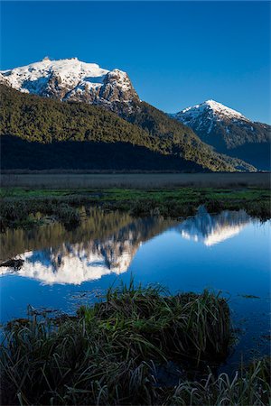 Scenic view of mountains and lake at Peulla, Parque Nacional Vicente Perez Rosales, Patagonia, Chile Stock Photo - Rights-Managed, Code: 700-07202725