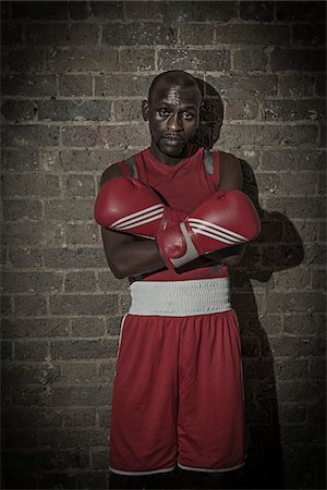 Portrait of Amatuer Boxer, London, England Stock Photo - Rights-Managed, Code: 700-07237650