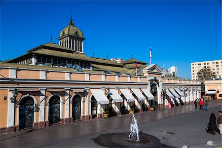 simsearch:700-07237709,k - Mercado Central (Central Market), Santiago, Chile Foto de stock - Con derechos protegidos, Código: 700-07237697