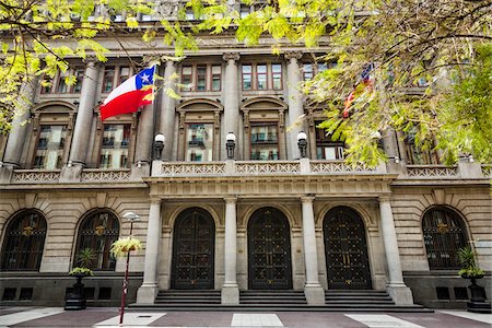 Banco de Chile, Paseo Ahumada, Santiago, Chile Stock Photo - Rights-Managed, Code: 700-07237725