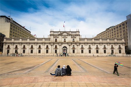 Palacio de La Moneda and Plaza de la Constitucion, Santiago, Chile Stock Photo - Rights-Managed, Code: 700-07237727