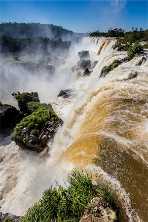 Iguacu Falls, Iguacu National Park, Argentina Foto de stock - Con derechos protegidos, Código: 700-07237744
