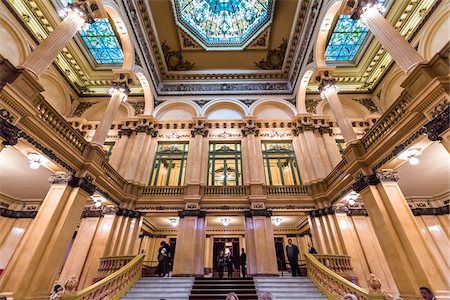 Interior of Teatro Colon, Buenos Aires, Argentina Photographie de stock - Rights-Managed, Code: 700-07237762