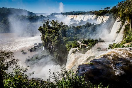 Iguacu Falls, Iguacu National Park, Argentina Photographie de stock - Rights-Managed, Code: 700-07237802