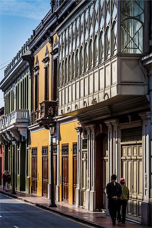 simsearch:700-07279087,k - View of Ancash Street in downtown Lima, Peru Stockbilder - Lizenzpflichtiges, Bildnummer: 700-07279065