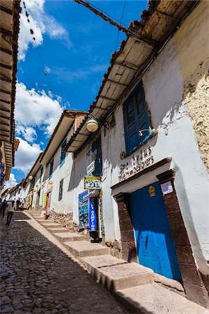 peruvian culture - Street scene, Cusco, Peru Photographie de stock - Rights-Managed, Code: 700-07279097