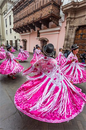 peruvian costume - Dancers in Religious Festival Procession, Lima, Peru Stock Photo - Rights-Managed, Code: 700-07279152