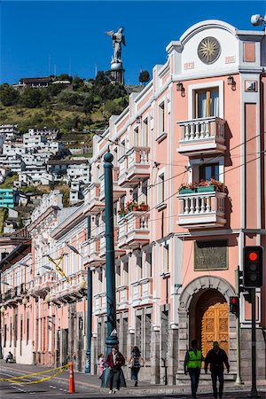 equatorien - El Panecillo, Historic Centre of Quito, Ecuador Photographie de stock - Rights-Managed, Code: 700-07279275