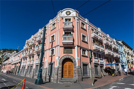 el panecillo - Buildings in Historic Centre of Quito, Ecuador Fotografie stock - Rights-Managed, Codice: 700-07279277