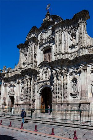 simsearch:841-03518898,k - La Iglesia de la Compania de Jesus, Quito, Ecuador Foto de stock - Con derechos protegidos, Código: 700-07279294