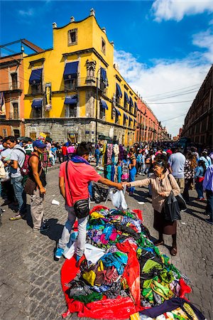 pedestrian (female) - Street Market, Mexico City, Mexico Stock Photo - Rights-Managed, Code: 700-07279463