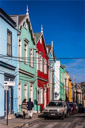 region de valparaiso - Colourful Houses on Street, Valparaiso, Chile Stock Photo - Rights-Managed, Code: 700-07288134
