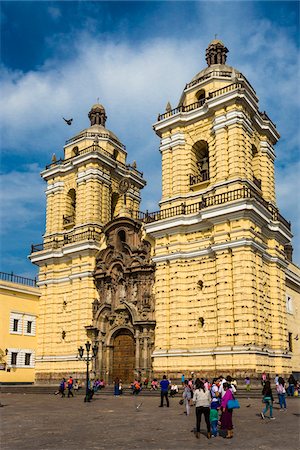 San Francisco Church and Convent, Lima, Peru Stock Photo - Rights-Managed, Code: 700-07288156