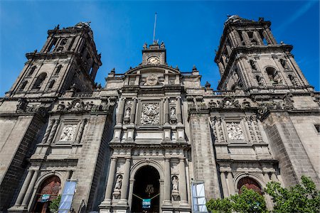 Mexico City Metropolitan Cathedral, Mexico City, Mexico Stockbilder - Lizenzpflichtiges, Bildnummer: 700-07310945
