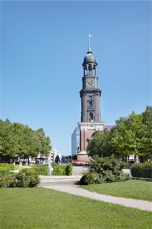 Sankt Michaelis Church, Hamburg, Germany Stock Photo - Rights-Managed, Code: 700-07310942